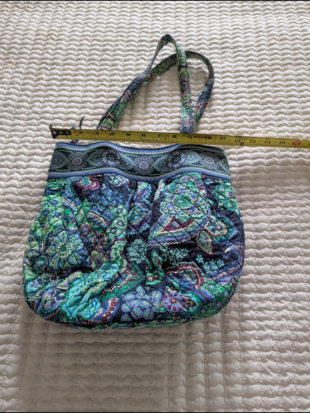 Vera Bradley Quilted Morgan Tote in Blue Rhapsody